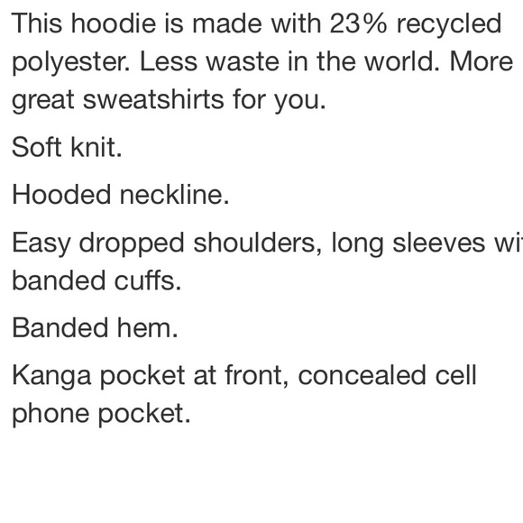 Gap • Logo Hoodie • Grey • Boys Size XL • Great Condition - Picture 4 of 5